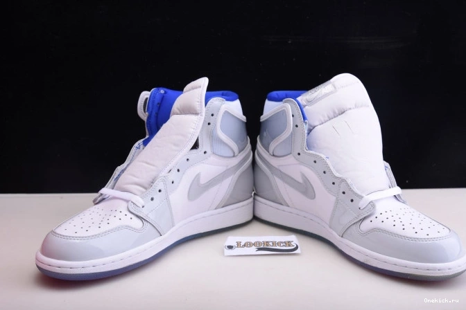 One Kick Air White Retro CK6637-104 Zoom Jordan Racer 1 Blue High 0805